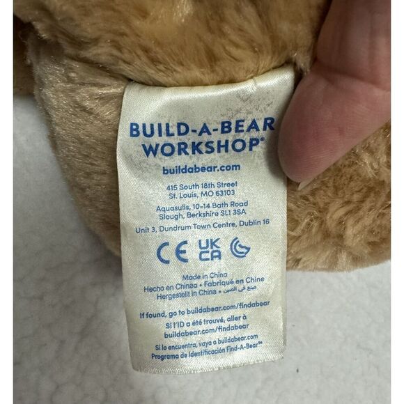 Build-A-Bear Brown Bunny Wearing Dress Stuffed Toy - Picture 5 of 8